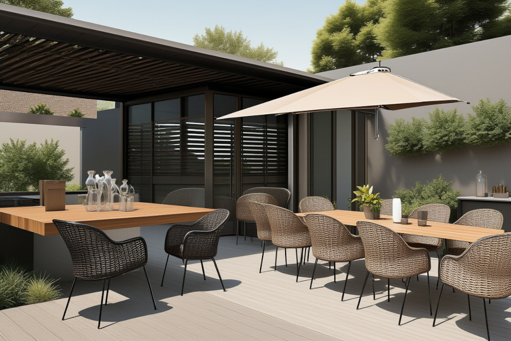 уличная мебель в индустриальном стиле