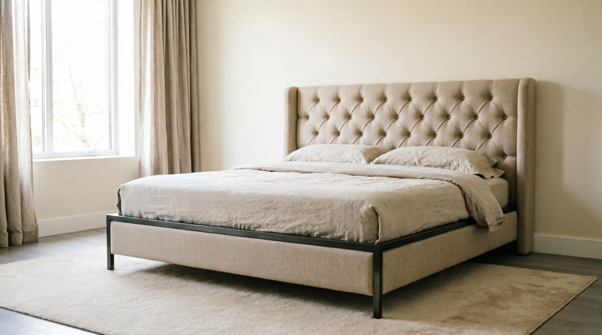 Обивка спинки кровати в Москве